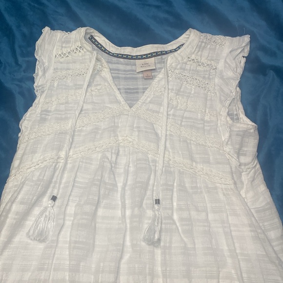White Knox Boho Dress Large - Picture 2 of 11